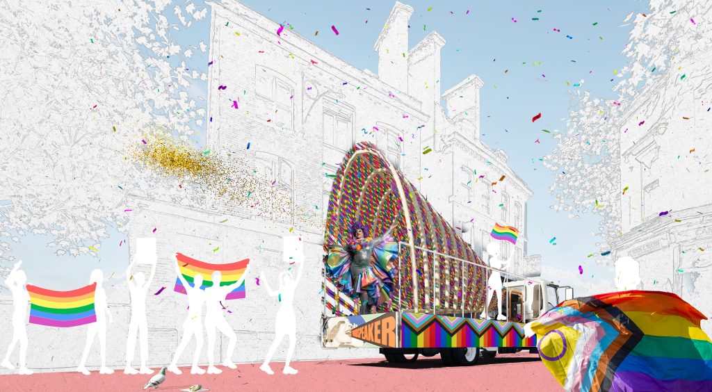 Proudspeaker by oo office Wins 2025 Pride Float Competition
